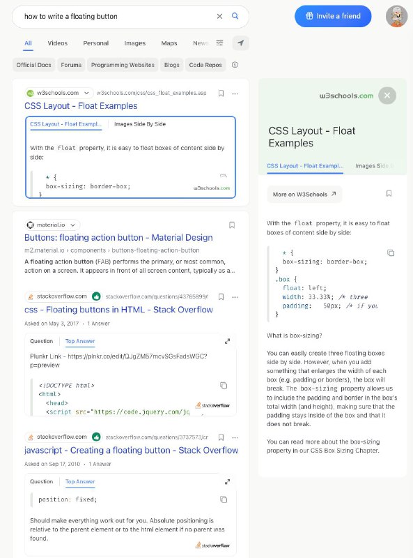 #App🔭 Neeva：更加个性化、隐私保护的搜索引擎✨ Features- 更少的广告- 横版卡片式的搜索结果展示- 自定义搜索结果权重- 基于 AI 的回答并附带引用- 整合热门社区网站搜索结果：Reddit，Medium，Quora，Stackoverflow- 搜索个人云空间：Google 全家桶，Dropbox，Notion，Github，Office 365，Jira，Figma，Slack- 新闻立场偏好排序- 旅游信息整合页面- 全平台支持，包括浏览器插件，手机版浏览器👀 感想其实以前我就开始使用 Neeva 了，因为它对于搜索结果的整合要好于 Google，并且广告更少
