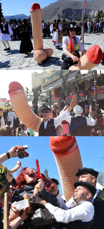 这是博拉尼——一个每年在希腊蒂尔纳沃斯举行的传统活动