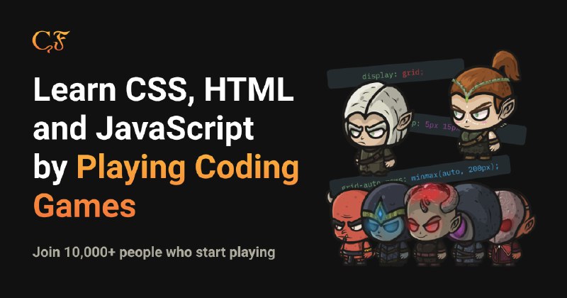 Learn CSS, HTML and JavaScript by Playing Coding Games