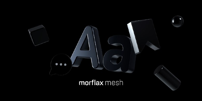 Morflax mesh - Illustration 3D designer