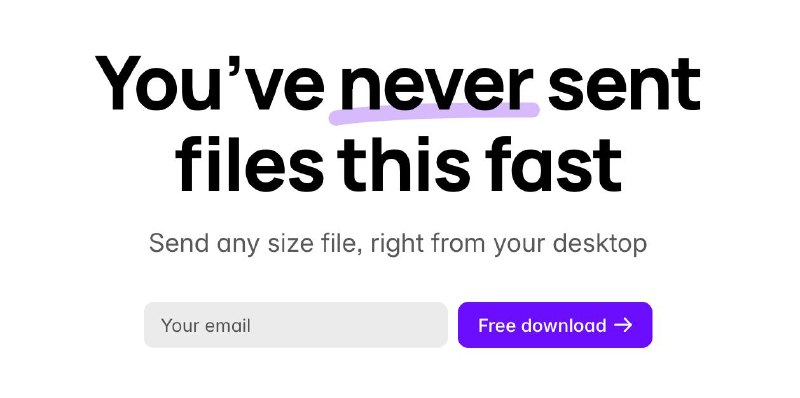 #APP #Utilities #Web #Tools🗄️ Blip：告别上传，直接发送任意大小文件Web⭐️ Features- 点对点直接发送，接收方无需等待上传完成- 无文件大小限制，且无需压缩- 全平台支持- 传输自动续传- 非商业使用完全免费传统的文件传输服务（如 WeTransfer）普遍遵循“上传-等待-分享-下载”的模式，对于大文件而言，这个过程不仅漫长，而且效率低下