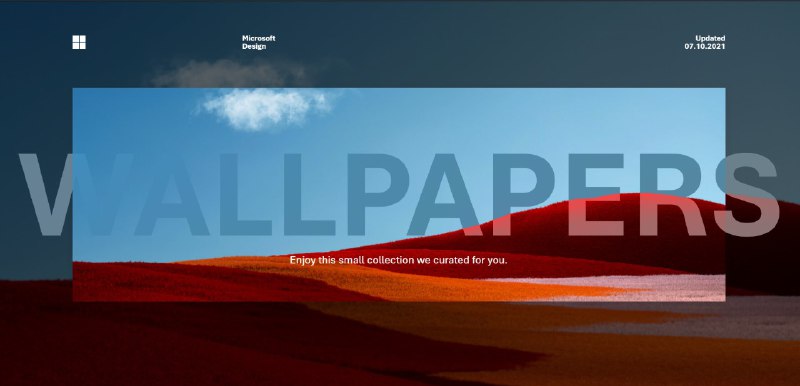 #壁纸 #美图▎  Microsoft Design - Wallpapers微软出品，必属精品
