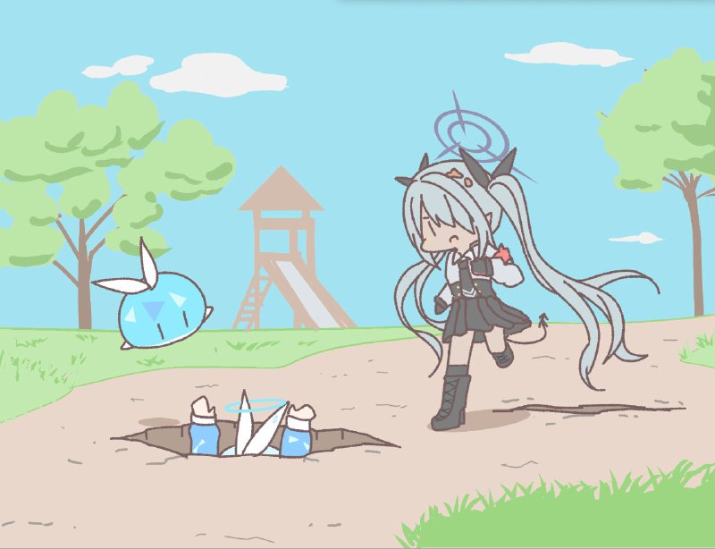 『学生与日常与蓝色恶魔』节选10张，共104张『学生与日常与蓝色恶魔』节选10张，共104张