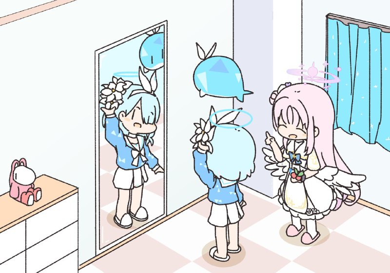 『学生与日常与蓝色恶魔』节选10张，共104张『学生与日常与蓝色恶魔』节选10张，共104张