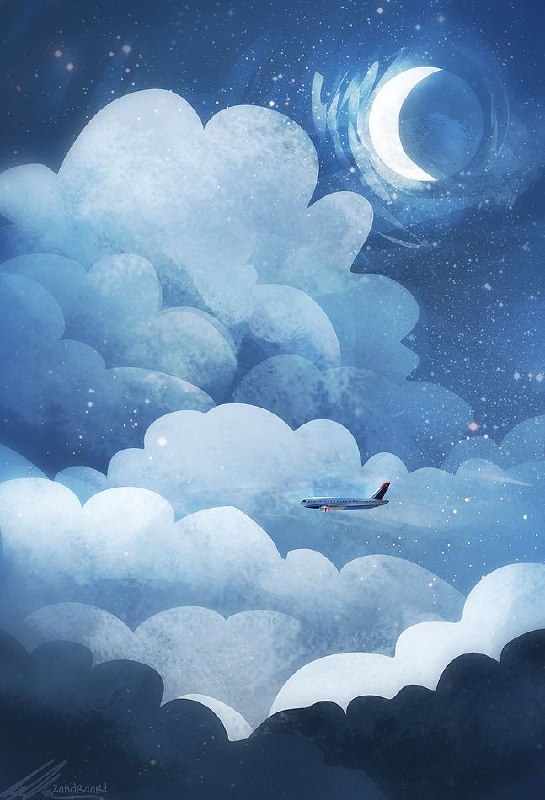 #插画 #天空