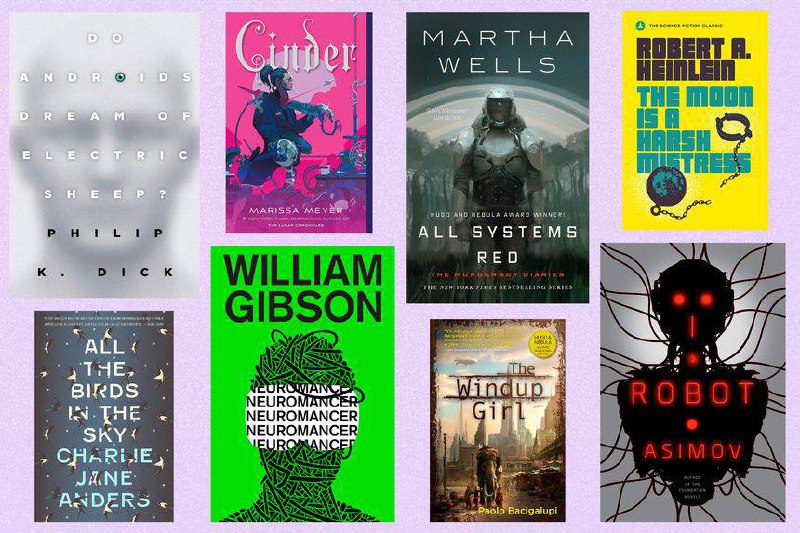 10部关于AI的经典科幻小说1. 《我，机器人》- Isaac Asimov2. 《严厉的月亮》- Robert A. Heinlein3. 《仿生人会梦见电子羊吗？》- Philip K. Dick4. 《神经漫游者》- William Gibson5. 《钻石年代》- Neal Stephenson6. 《发条女孩》- Paolo Bacigalupi7. 《月族》- Marissa Meyer8. 《群鸟飞舞的世界末日》- Charlie Jane Anders9. 《异星危机》- Martha Wells10. 《克拉拉与太阳》- Kazuo Ishiguro-- 更多详情