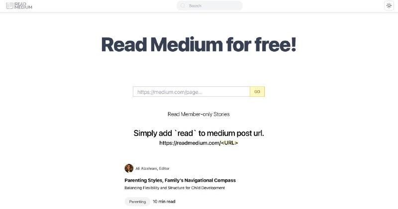 🔓Read Medium：免費（破解）閱讀 Medium 付費文章的網站服務📄在網頁的搜尋欄中輸入 Medium 付費文章 Link 可以直接變成完整閱讀器🤖有開發者基於此做了一個 Tampermonkey 腳本，安裝後閱讀付費文章時，網頁上右側會顯示一個解鎖標誌，點擊之後會自動跳轉到這個網站---只能說樹大招風（？）這些大的付費牆平台光每年要防這些破解應該就很頭疼了...#Web